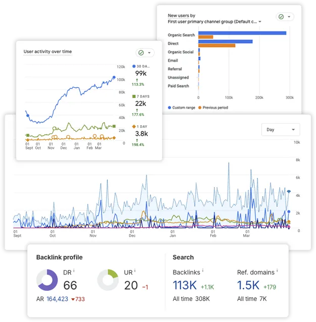 SEO Report Charts